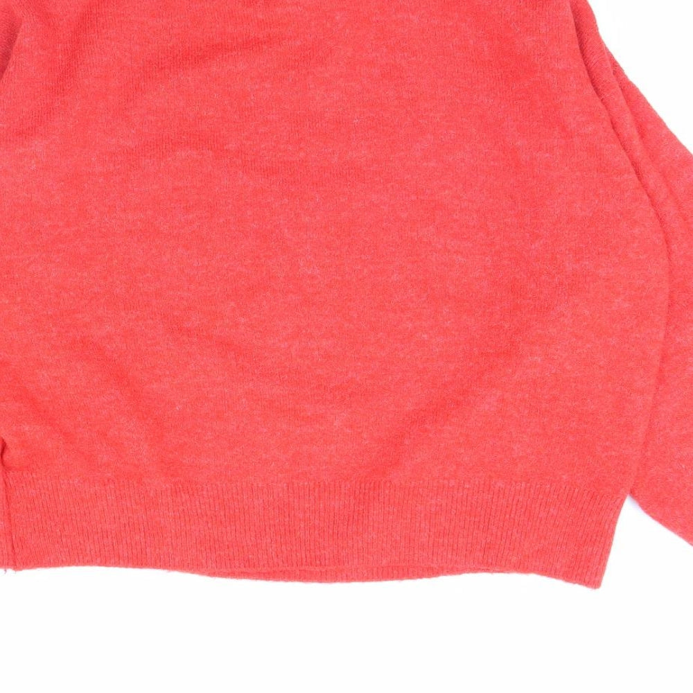Womens UK Size M H&M Red Pullover Jumper