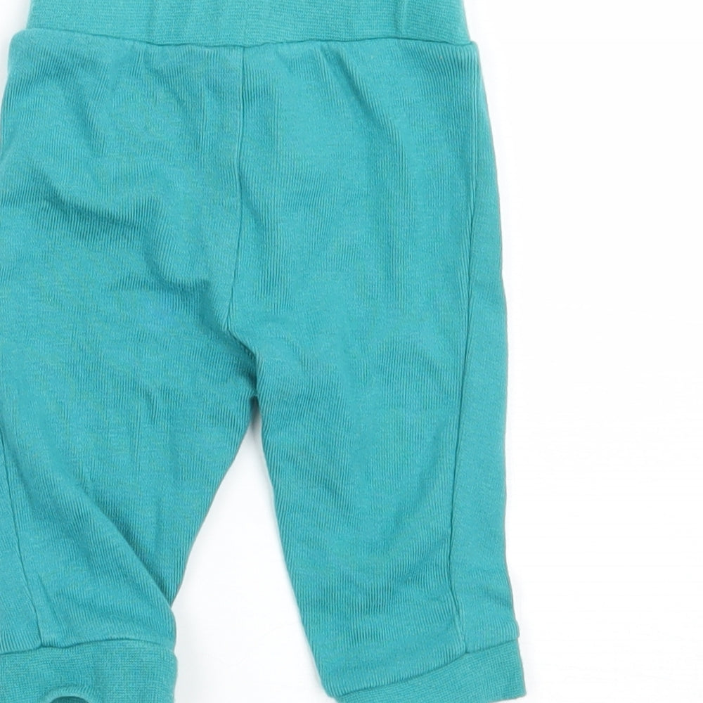 John Lewis Boys Green Jogger Trousers Size 0-3 Months