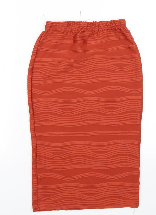 Atmosphere Womens Orange   Straight & Pencil Skirt Size 8