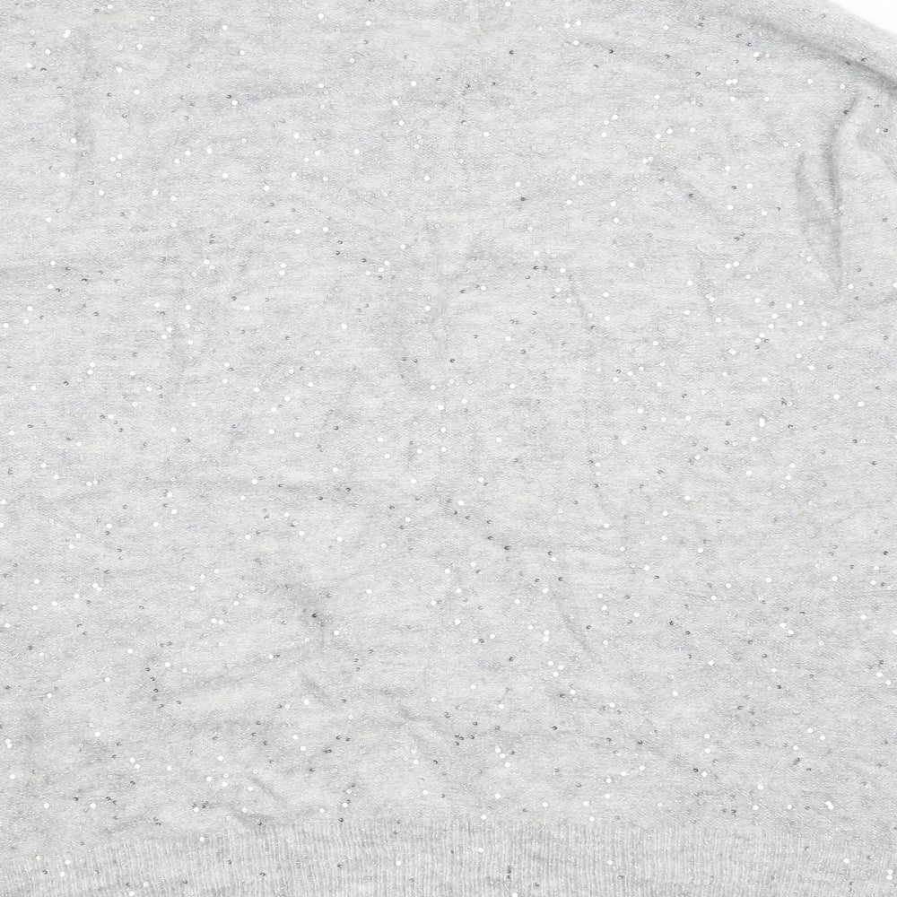 Womens UK Size M NEXT Grey Pullover Jumper