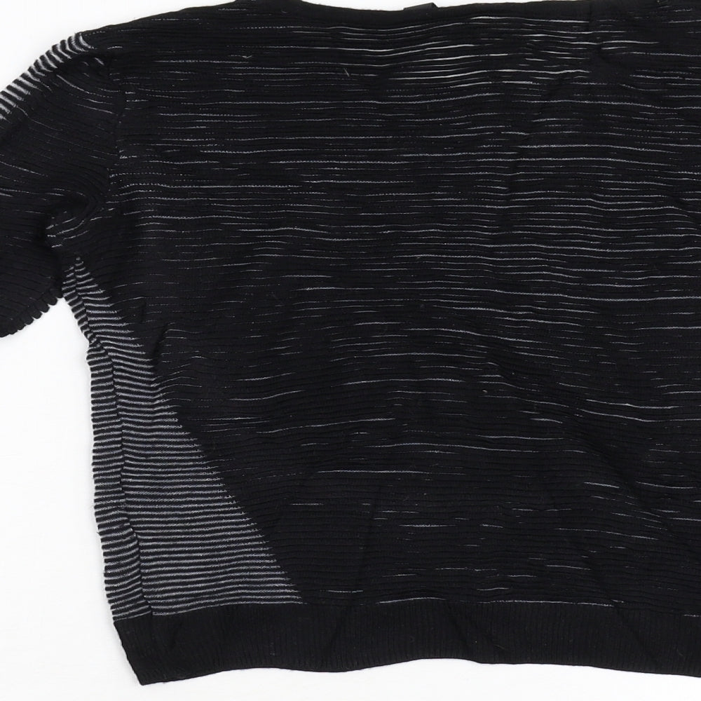 Womens UK Size 8 Topshop Black Pullover Jumper
