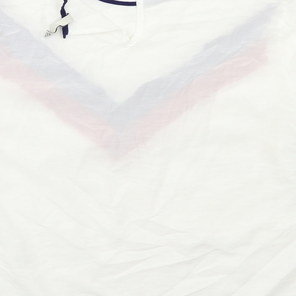Womens UK Size S Stradivarius White Basic Blouse