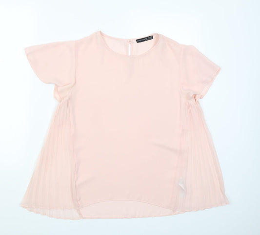 Womens UK Size 12 Atmosphere Pink Basic Blouse