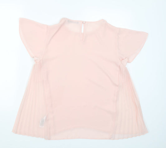 Womens UK Size 12 Atmosphere Pink Basic Blouse