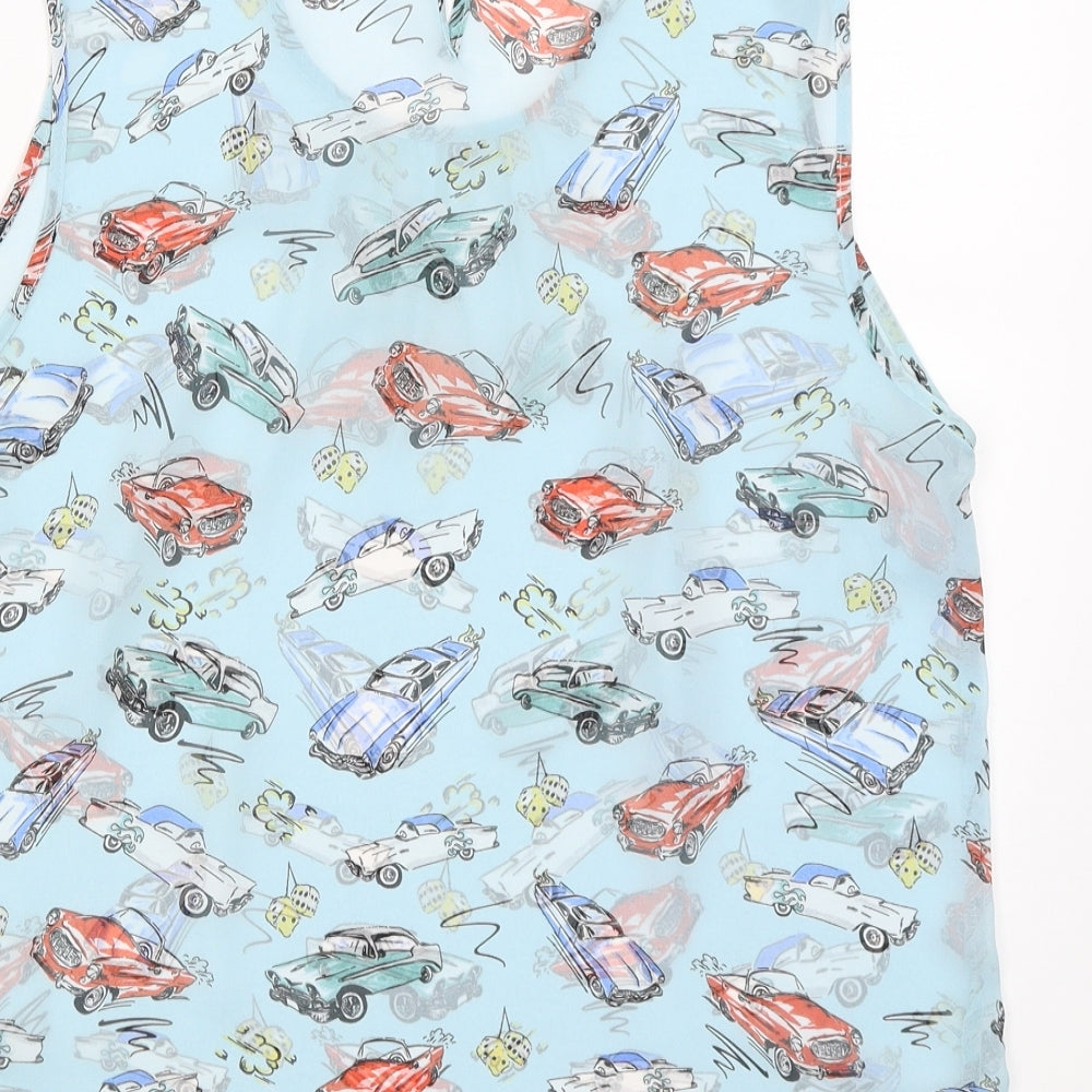 Atmosphere Womens Blue Tank Dress Size 14