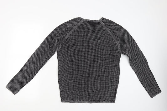 Ceader wood state Mens Grey Pullover Jumper Size M