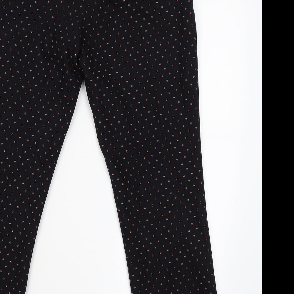 NEXT Womens Blue Argyle/Diamond Trouser Suit Suit Trousers Size 10 L26 in