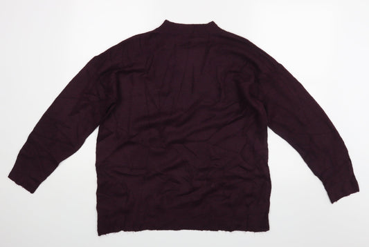 Womens UK Size M NEXT Purple Pullover Jumper