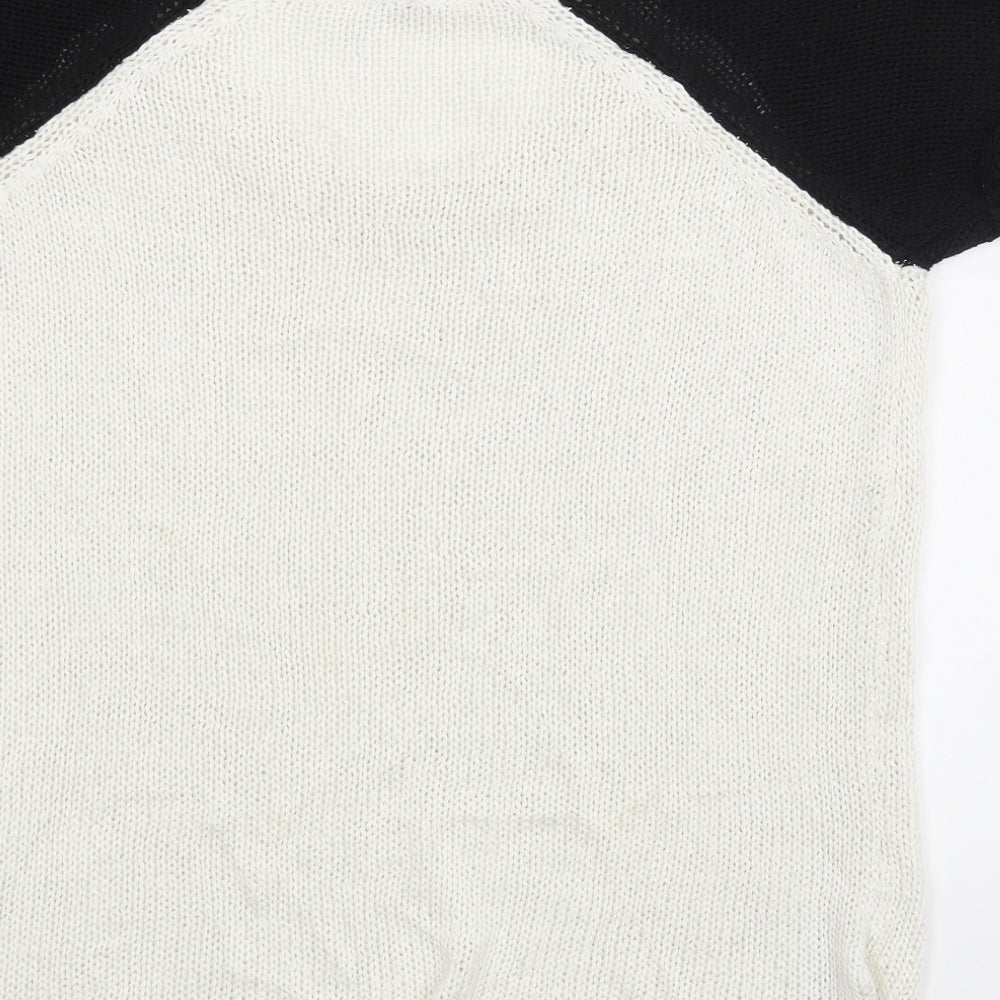 Womens UK Size S H&M White Basic Blouse