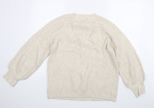Primark Womens Beige Pullover Jumper Size M