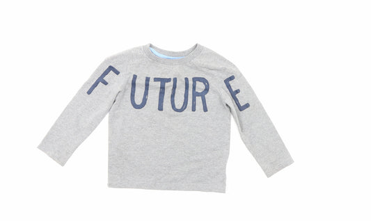 Fierce Frank Boys Grey Pullover Jumper Size 12-18 Months
