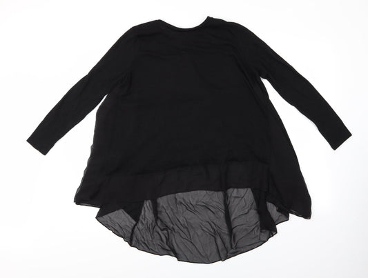 Womens UK Size S Quiz Black Cardigan Jumper