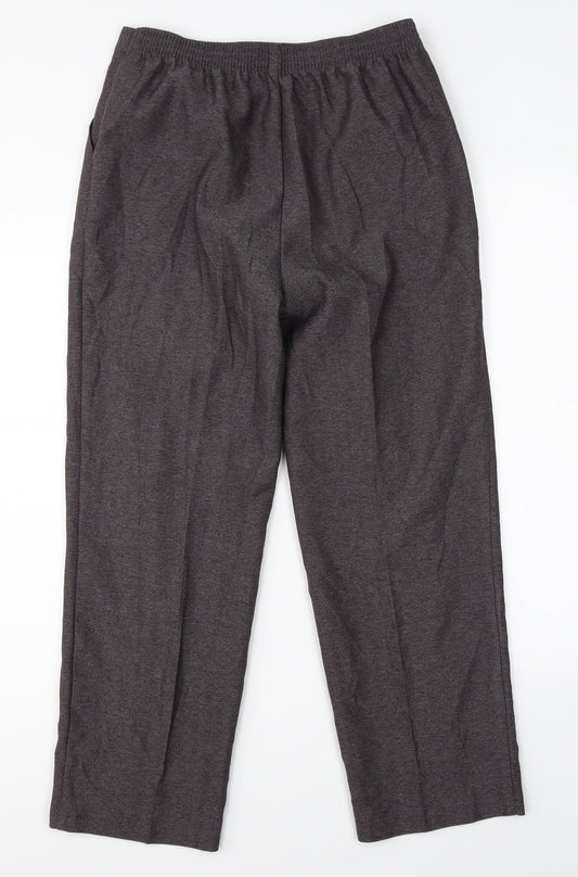 Womens UK Size 12 Marks & Spencer Regular Fit Dress Pants Brown Trousers