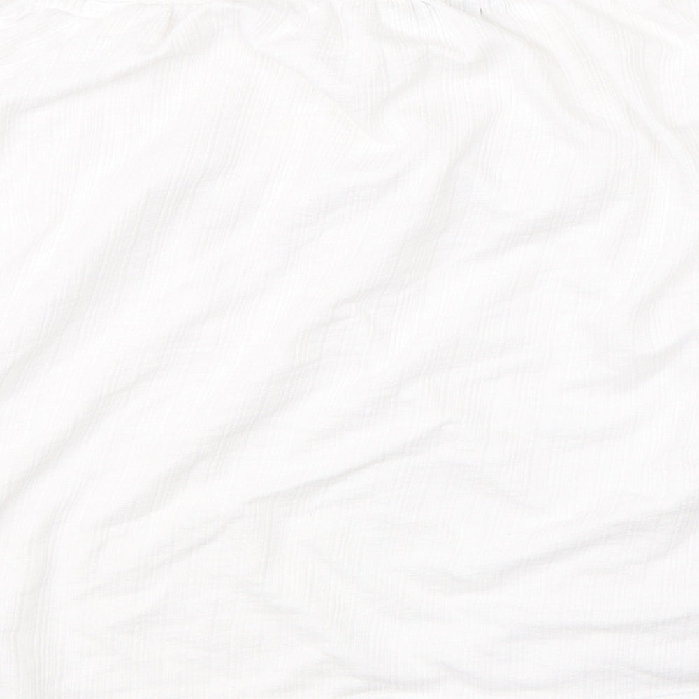 George Womens White Basic Blouse Size 12