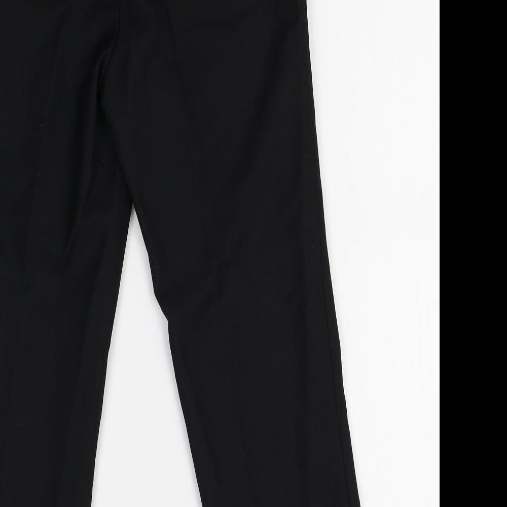 Samli Boys Black Chino Trousers Size 7 Years - suit trousers
