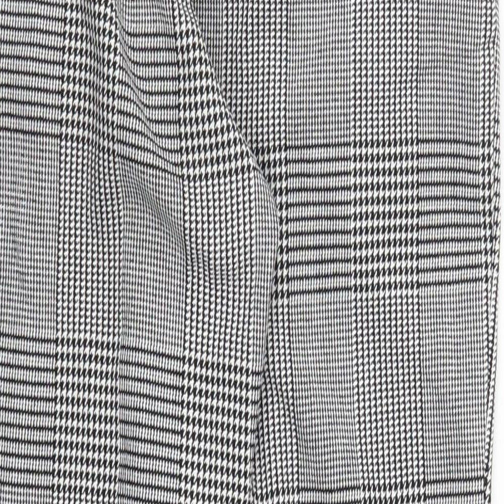 Womens UK Size 6 H&M Regular Fit Grey Trousers