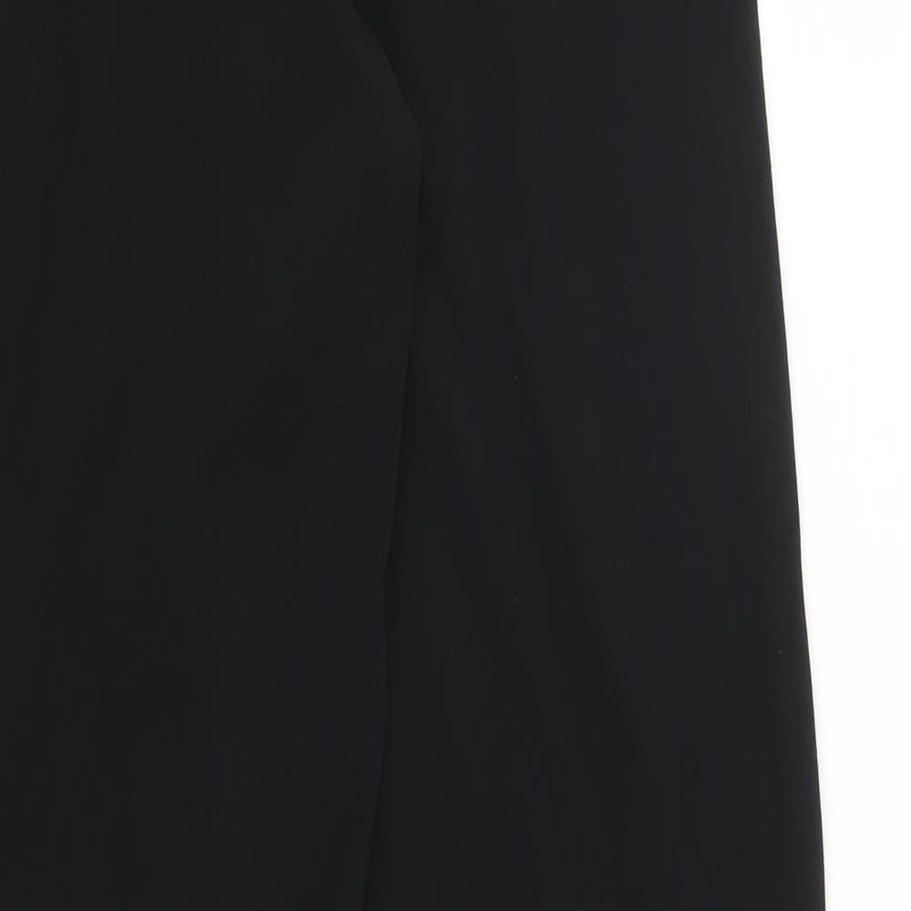 Femme Luxe Womens Black Trousers Size 8 L32 in