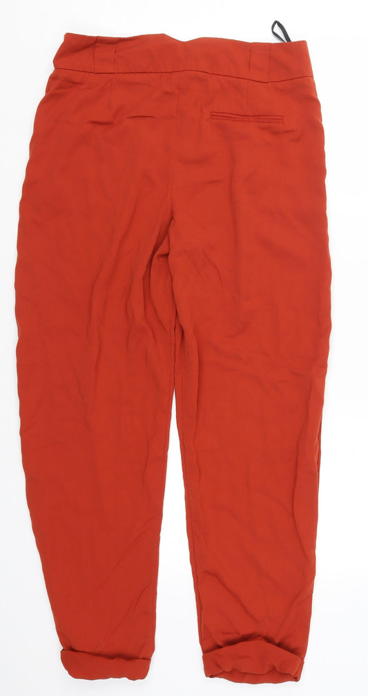 Womens UK Size 14 Atmosphere Regular Fit Red Trousers