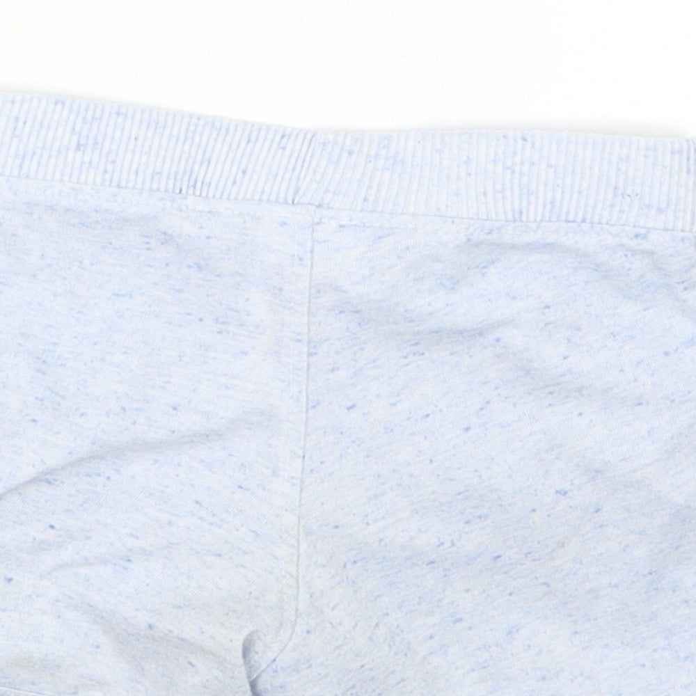 E-vie Angel Girls Blue Boyfriend Shorts Size 5 Years