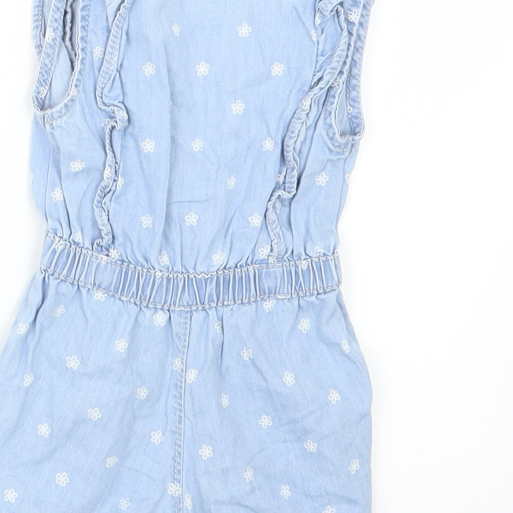 George Girls Blue Dress Set Outfit/Set Size 0-3 Months