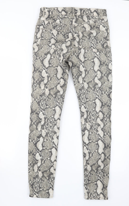 Womens UK Size 10 H&M Regular Fit Grey Trousers