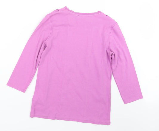 Womens UK Size 14 NEXT Purple Pullover Jumper