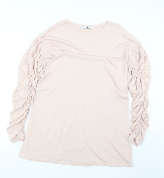 Womens UK Size 16 Very Pink Pullover Jumper