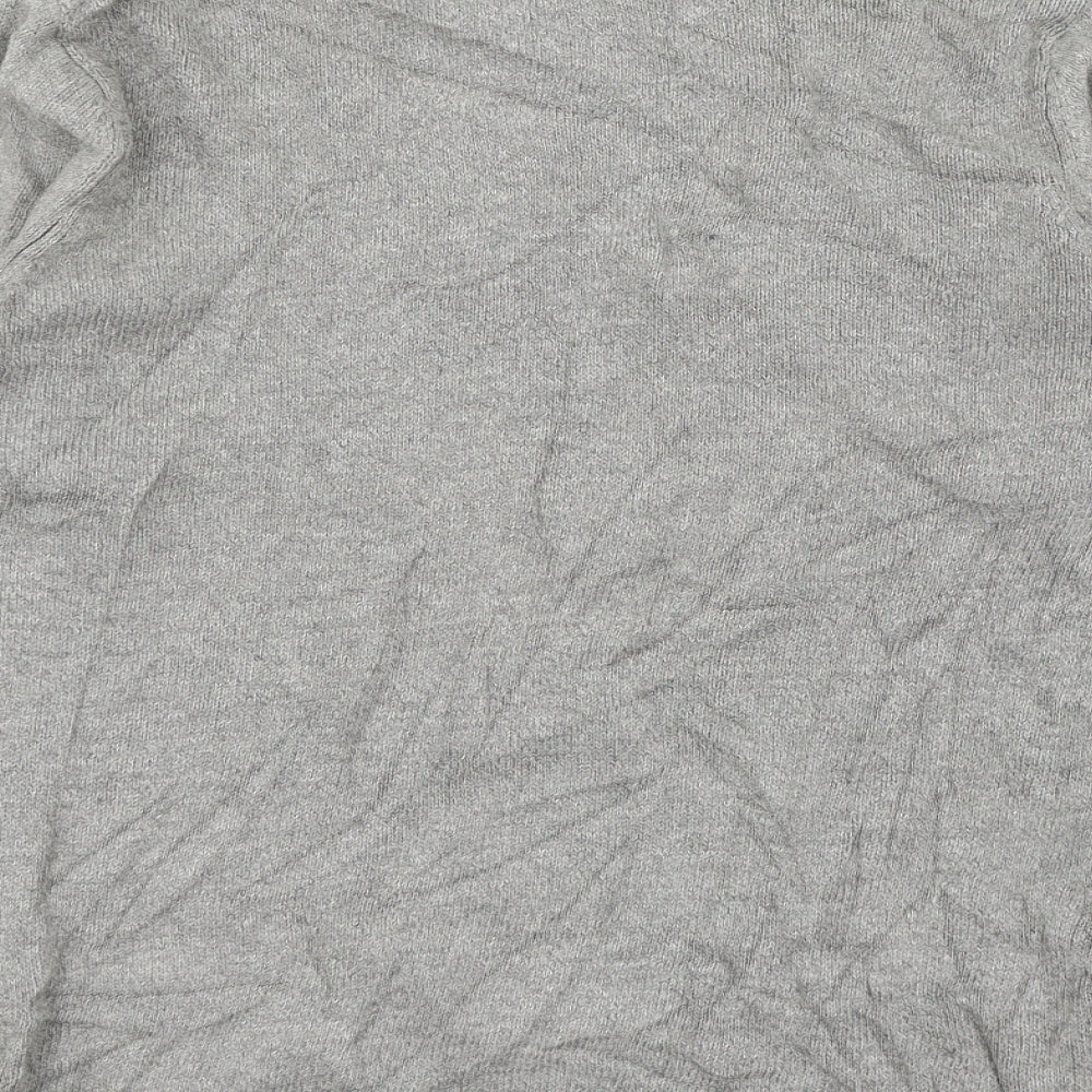 Twisted Soul Mens Grey Knit Pullover Jumper Size S