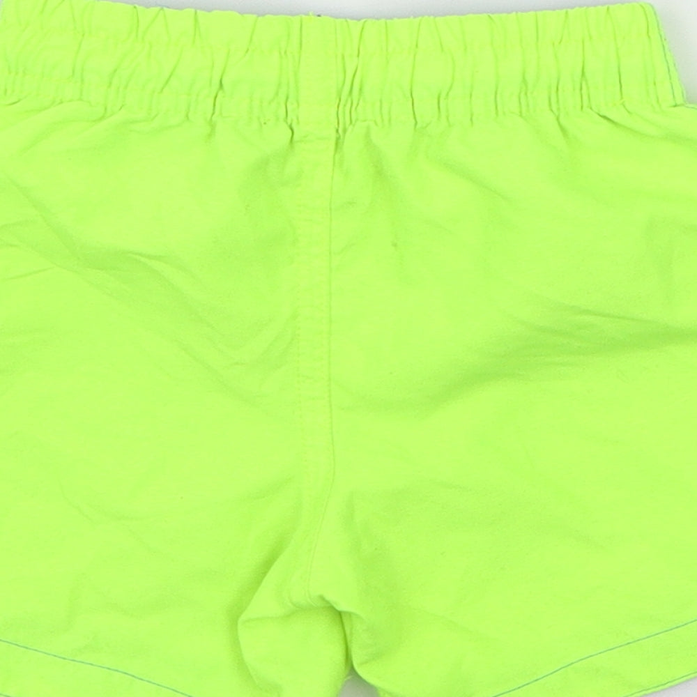 Rebel Boys Green Sweat Shorts Size 2-3 Years