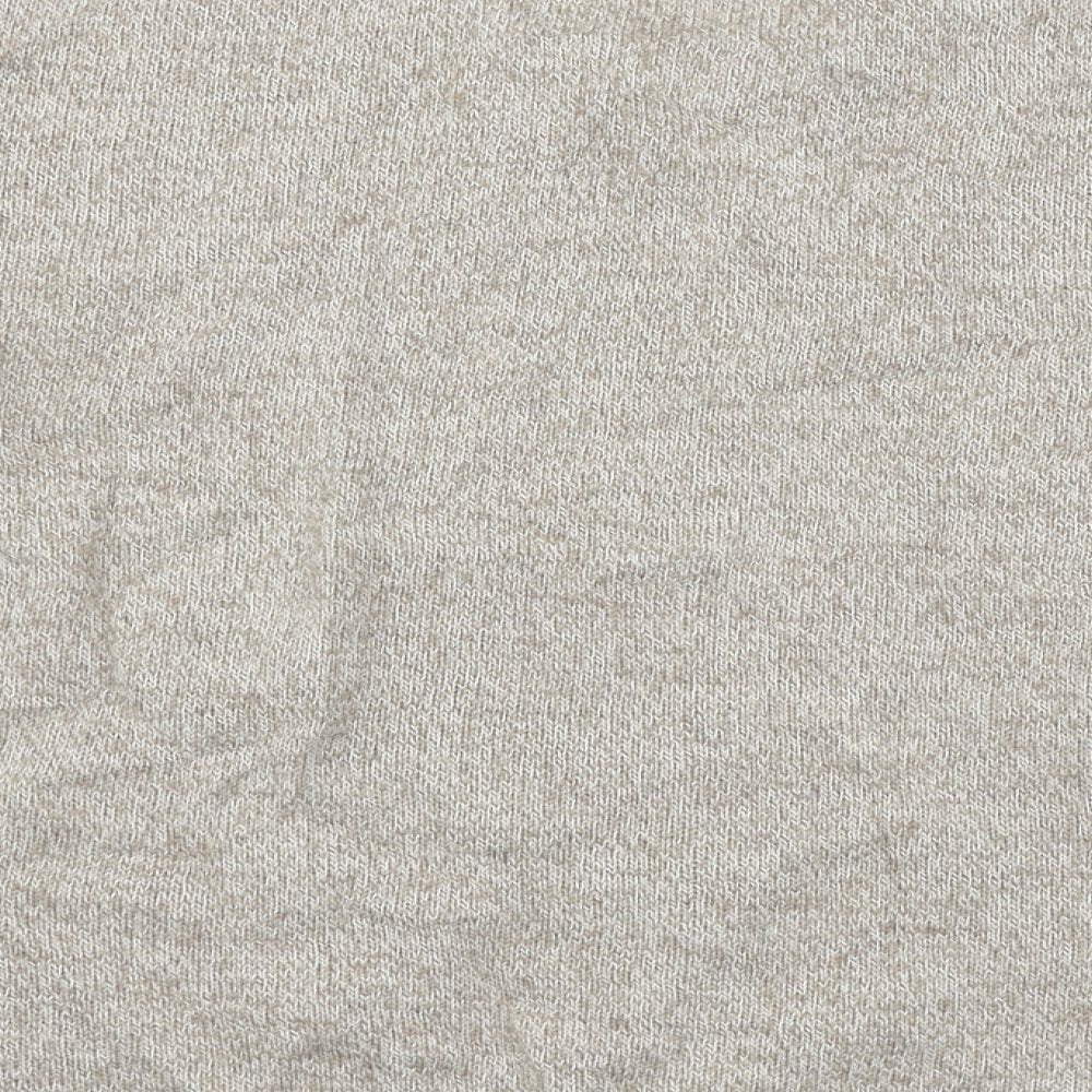 Damart Womens Brown Floral Knit Pullover Jumper Size 14