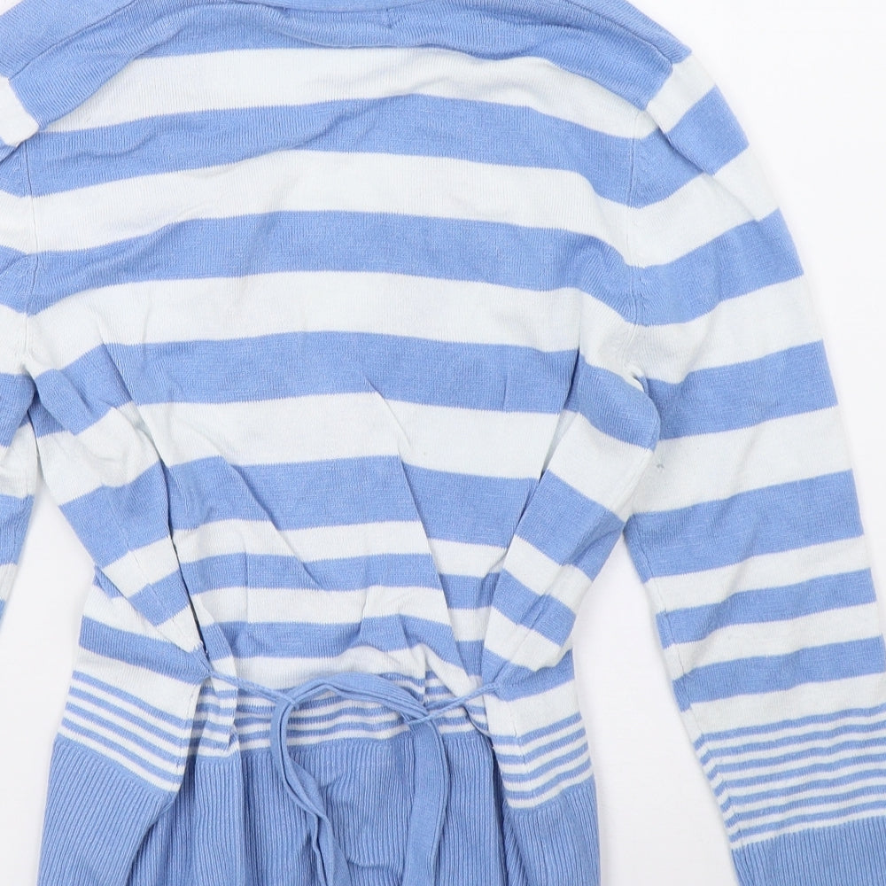 Womens UK Size S FABRIZIO Blue Cardigan Jumper