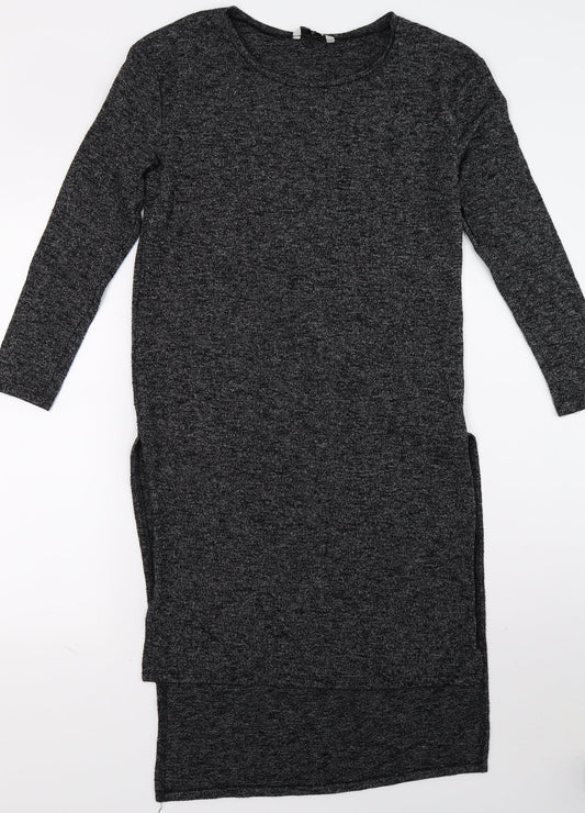 Tu Womens Grey A-Line Size 10