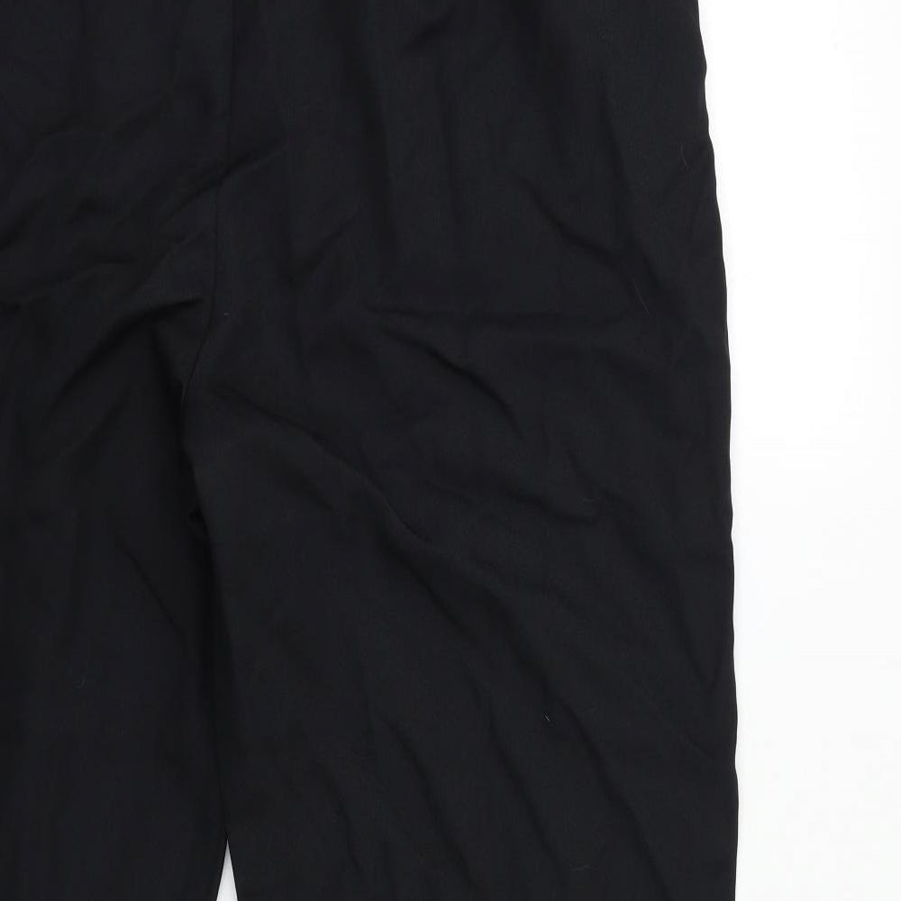 Womens UK Size 40 in slimma Regular Fit Black Trousers