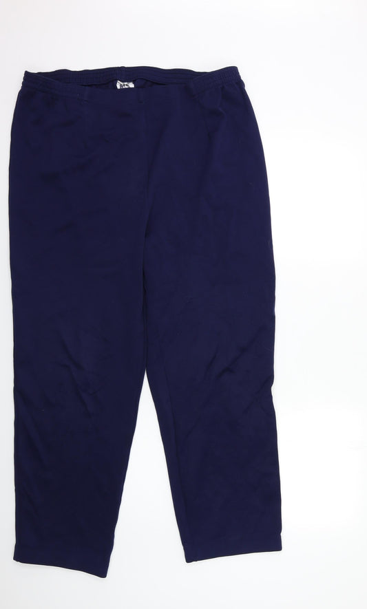 Damart Womens Blue Trousers Size 40 in L29 in