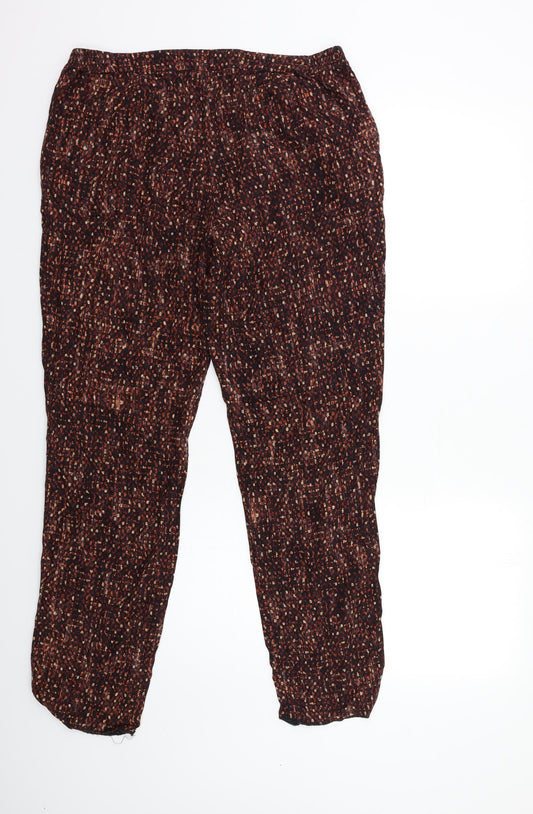 Womens UK Size 32 in Promod Regular Fit Red Trousers