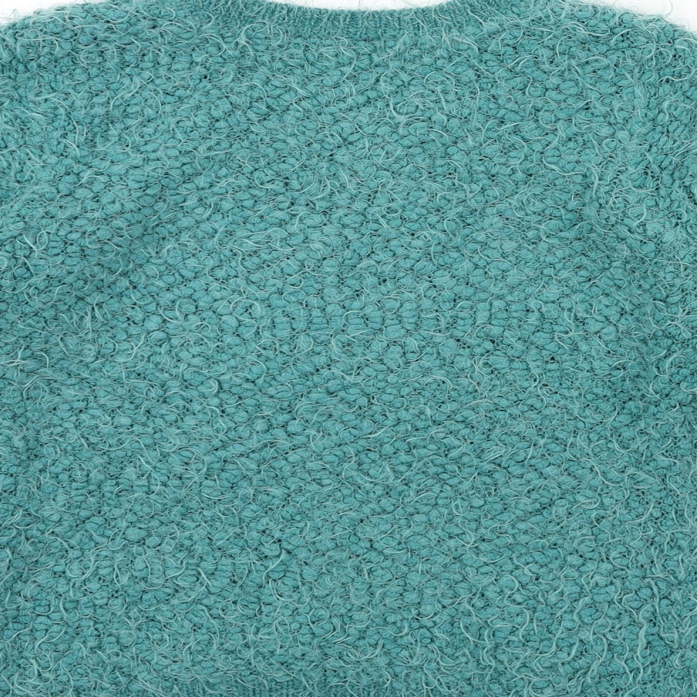 Womens UK Size 8 Red Herring Green Pullover Jumper