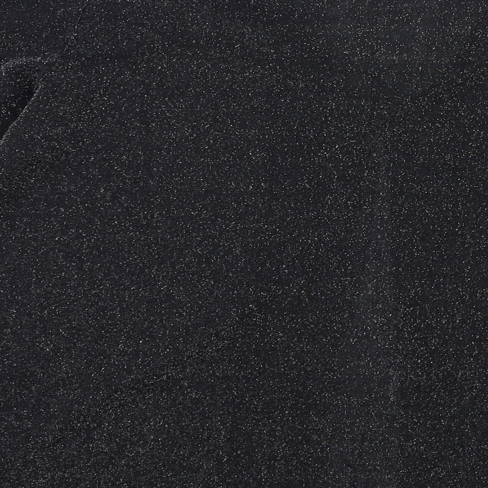 Womens UK Size 10 St Bernard Black Cardigan Jumper
