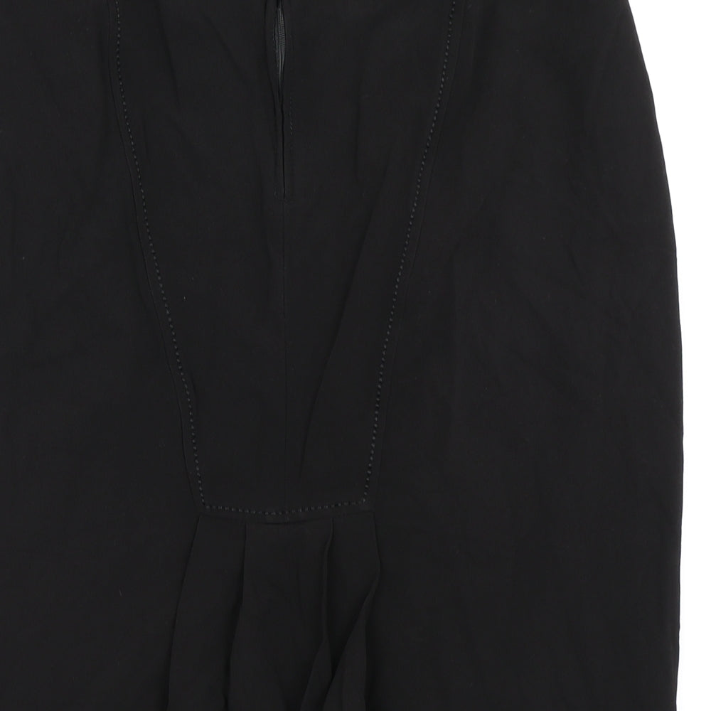 M&S Collection Womens Black Straight & Pencil Skirt Size 32 in