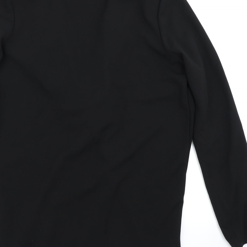PRETTYLITTLETHING Womens Black Jacket Blazer Size 8