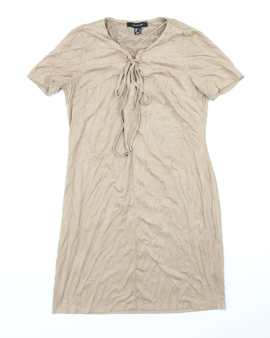 Atmosphere Womens Brown Bodycon Size 6