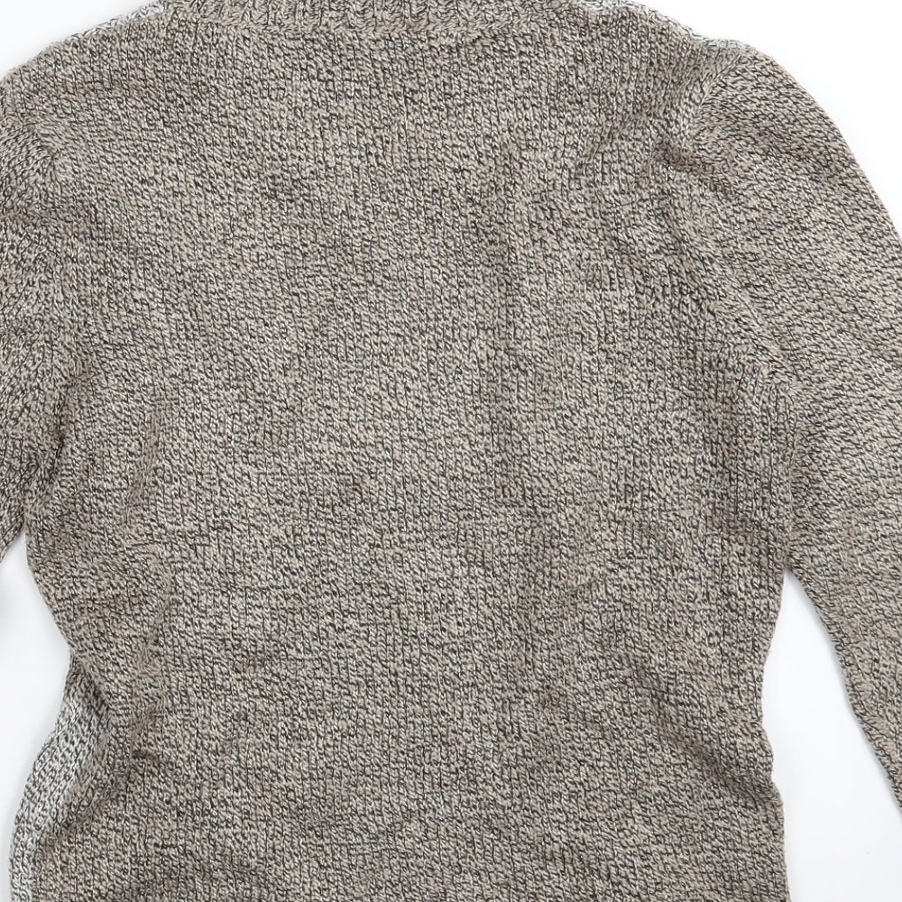 Womens UK Size S BM Beige Pullover Jumper