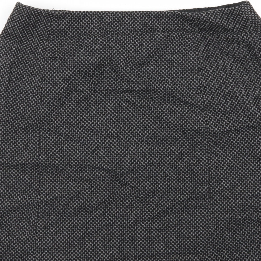 John Lewis Womens Grey Mini Skirt Size 10