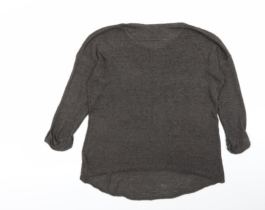 Womens UK Size M H&M Grey Pullover Jumper