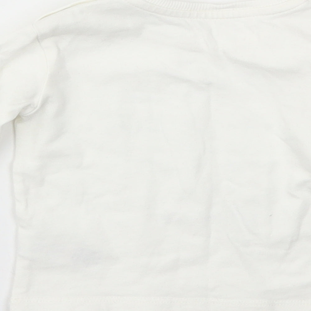 George Baby White Basic T-Shirt Size 3-6 Months