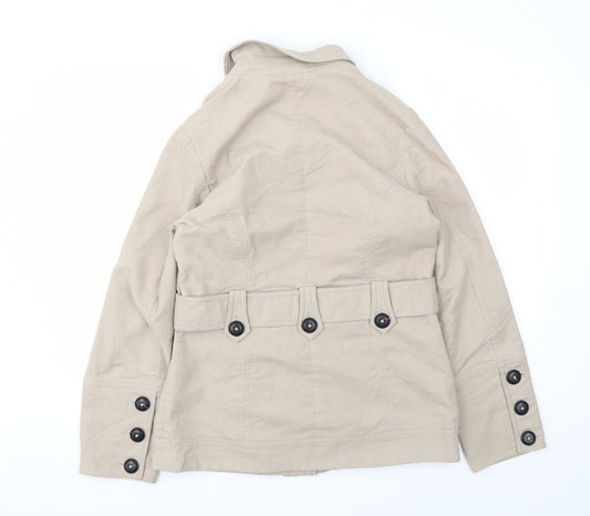 George Womens Beige   Jacket Coat Size 12