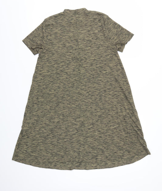 New Look Womens Green Jumper Dress Size 10