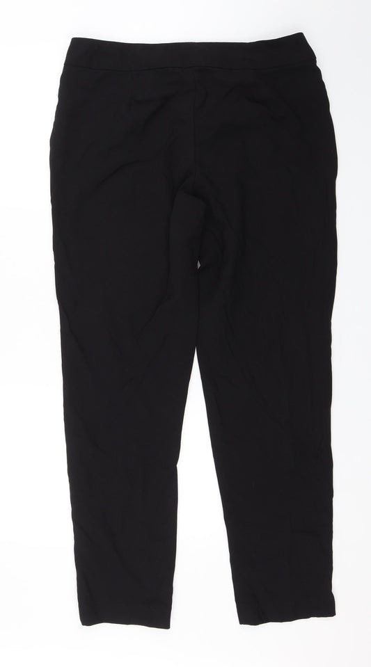 George Womens Black Trousers Size 14 L28 in