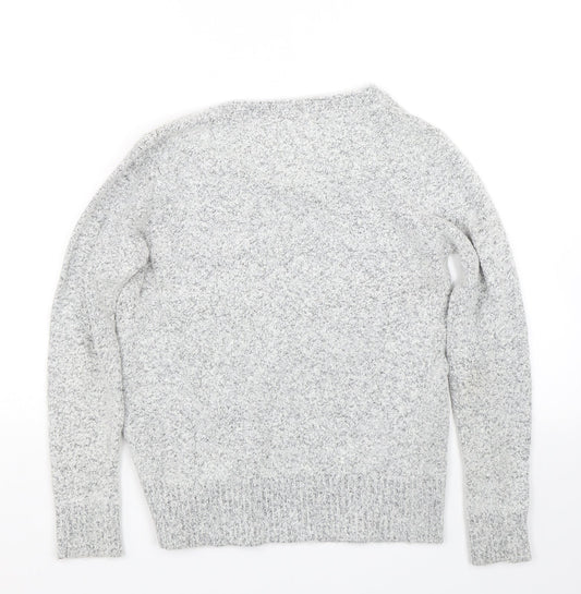 Womens UK Size 12 M&Co Grey Pullover Jumper