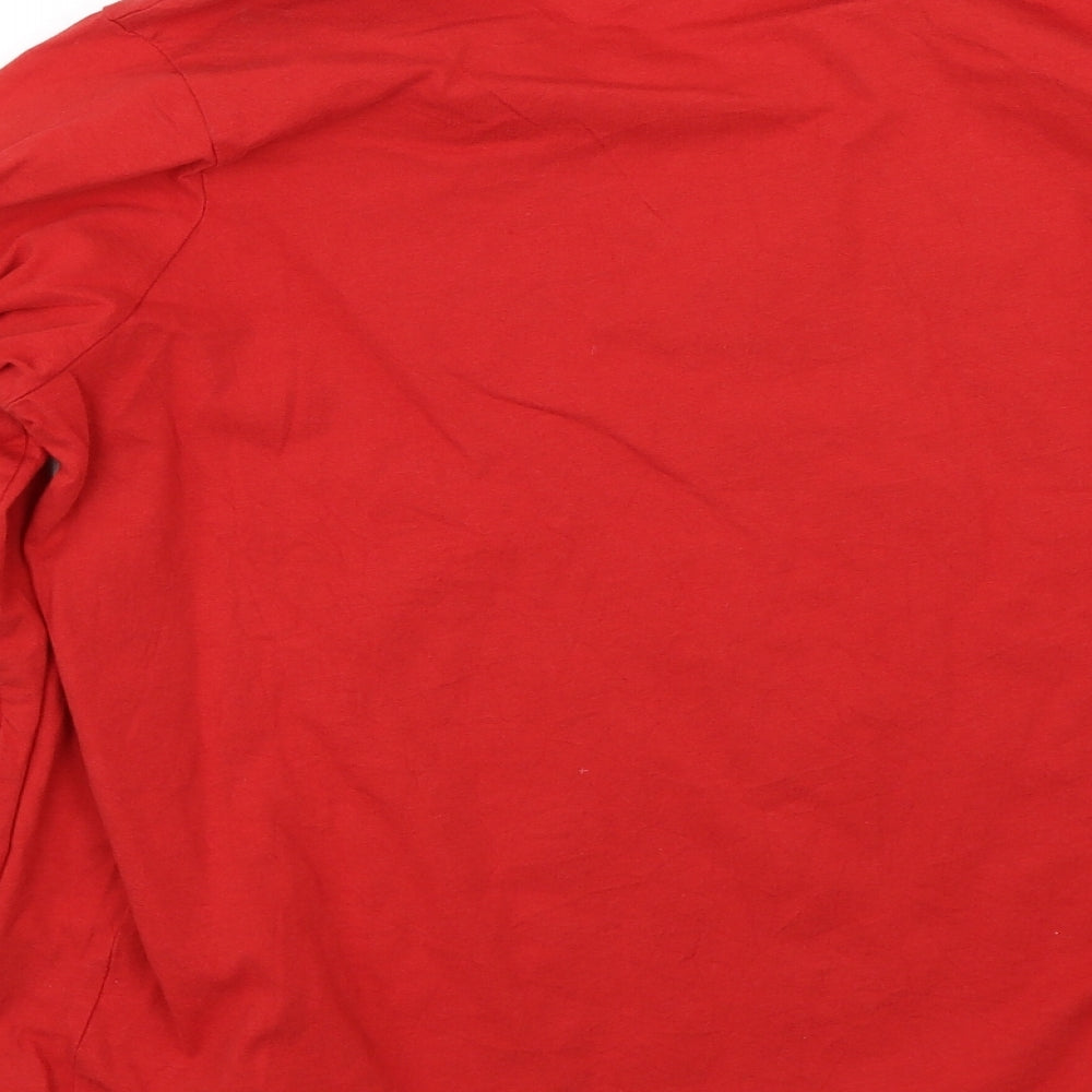 George Womens Red Basic T-Shirt Size 12 - Christmas
