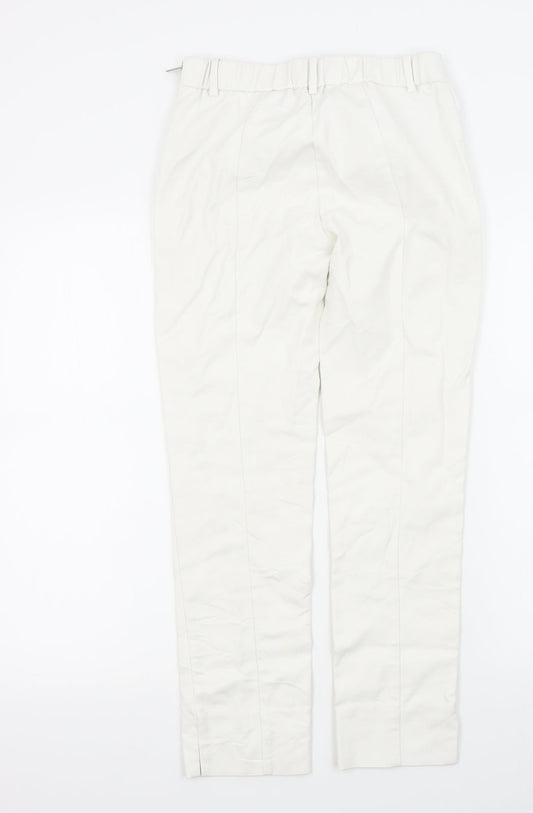 Mango Womens White Trousers Size 34 L26 in